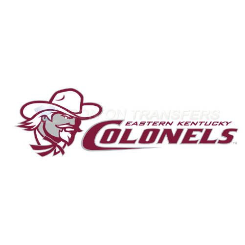 Eastern Kentucky Colonels Logo T-shirts Iron On Transfers N4320 - Click Image to Close